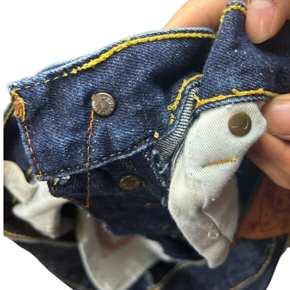 Evisu Genes Osaka Y2K Metallic Print Japanese Denim Jeans - Picture 6 of 7